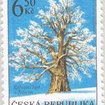 Známka vydaná Českou poštou v sérii Památné stromy