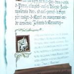 Text církevního zápisu o existenci farnosti v obci Teleczie - z r.1403